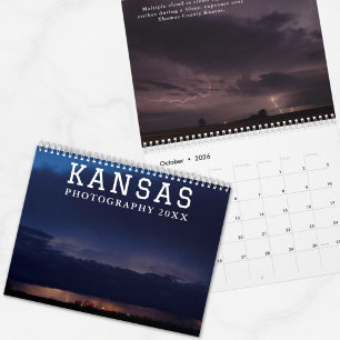 Kansas Photography Landscapes & Storms Calendar