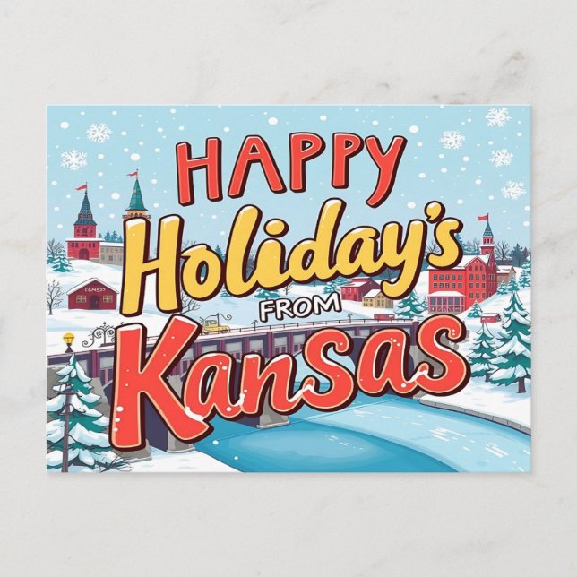 KANSAS Postcard (Front)