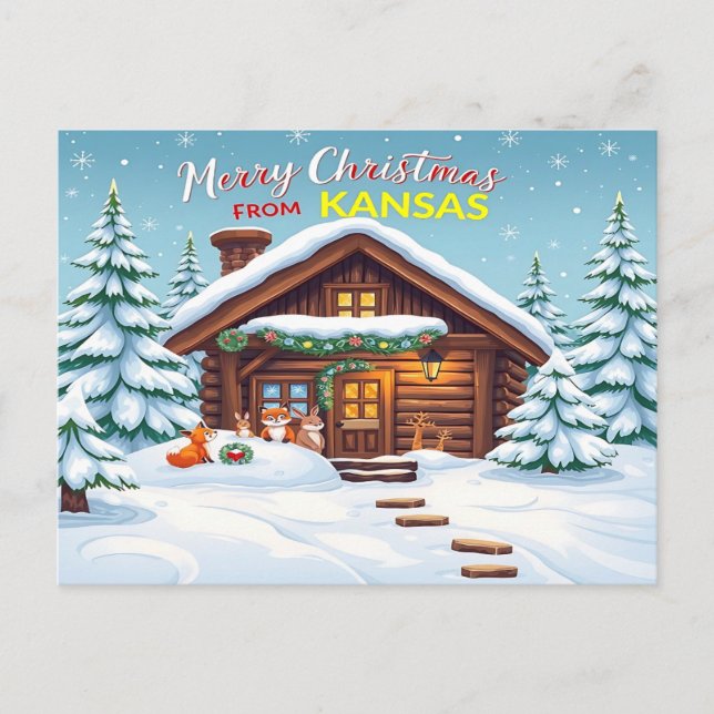 KANSAS Postcard (Front)