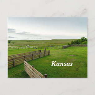 Kansas Prairie Postcard