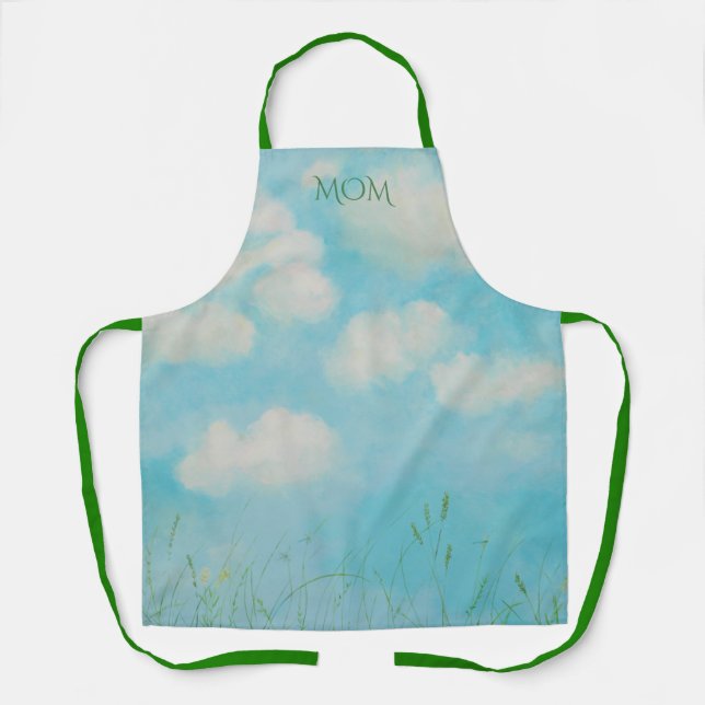 Kansas Sky Print Apron (Front)