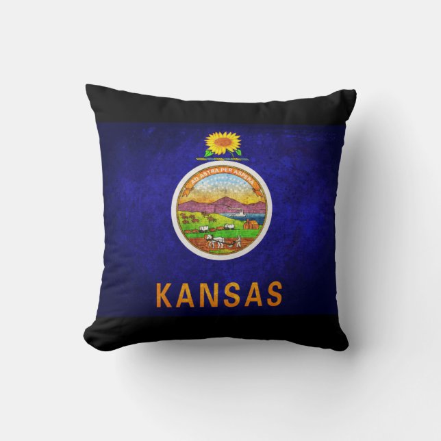 Kansas state flag cushion (Front)