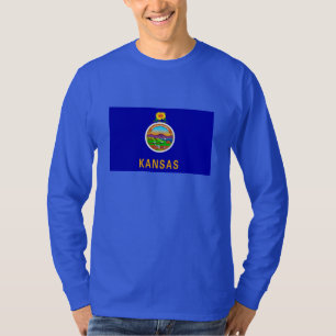 Kansas State Flag Design T-Shirt
