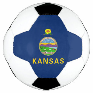 Kansas State Flag Soccer Ball