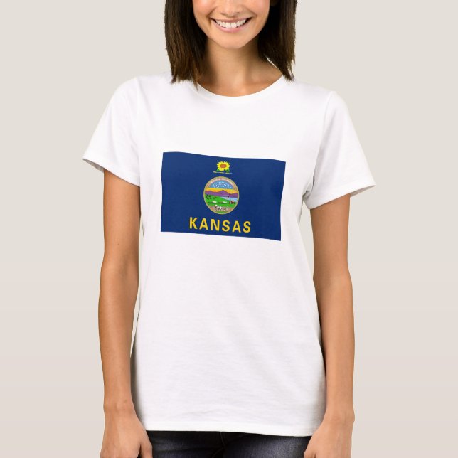 Kansas State Flag T-Shirt (Front)
