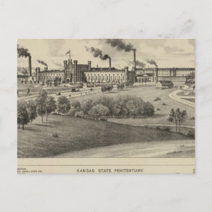 Kansas State Penitentiary Postcard