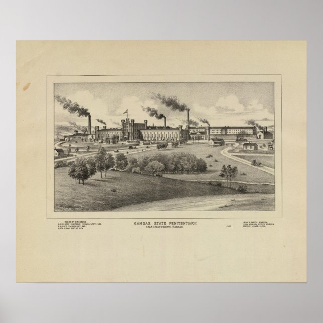 Kansas State Penitentiary Poster (Front)