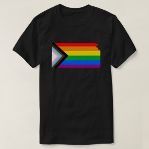 Kansas State Pride LGBTQ Progress Pride T-Shirt