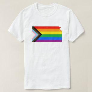 Kansas State Pride LGBTQ Progress Pride T-Shirt