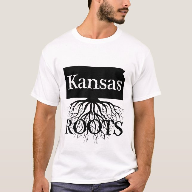 Kansas State Roots Women's or Men's Shirt (Front)
