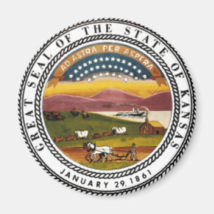 Kansas State Seal Magnet