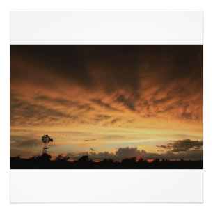 Kansas Stormy Night  Photo Enlargment