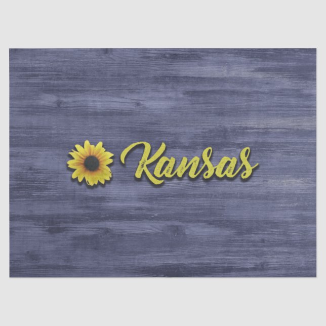 Kansas Sunflower Tissue Paper (Front)
