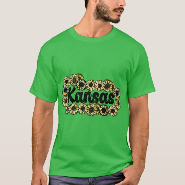 Kansas Sunflowers T-Shirt (Front)