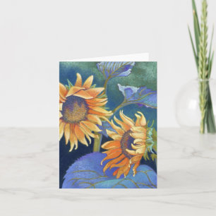 Kansas Suns Sunflowers Card