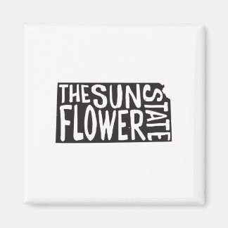 Kansas: The Sunflower State Magnet