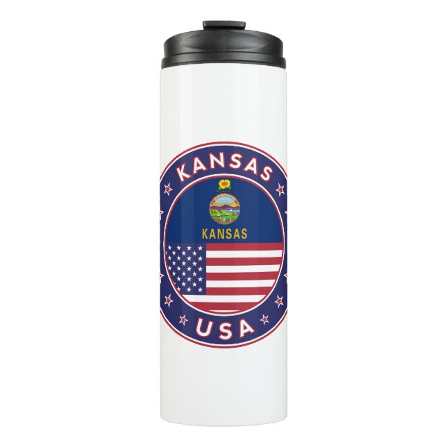 Kansas Thermal Tumbler (Front)