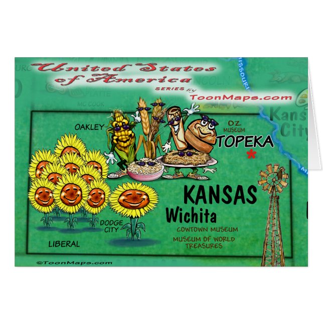 Kansas USA Card (Front Horizontal)