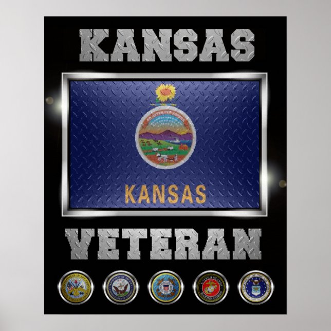 Kansas Veteran poster (Front)