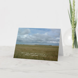 Kansas Wheat Field Card