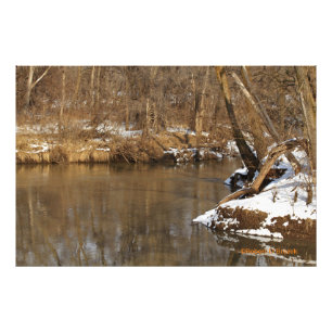 Kansas Winter Wonderland Photo Enlargement Print