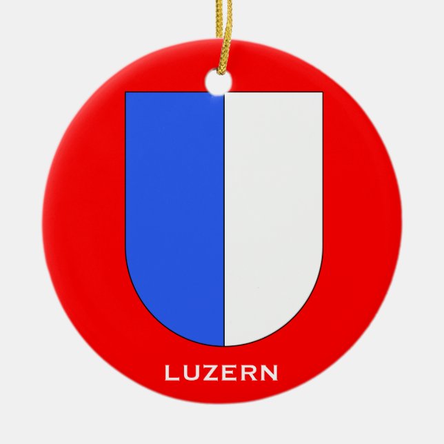 Kanton Lucerne* Christmas Ornament (Front)