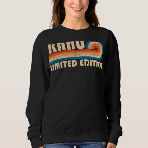 KANU Surname Retro Vintage 80s 90s Birthday Reunio Sweatshirt