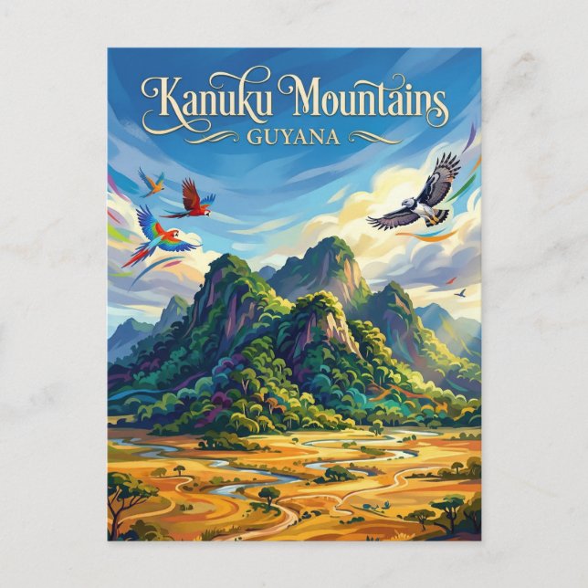 Kanuku Mountains Guyana Postcard (Front)