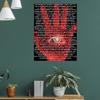 KAOS KARMA original poem poster