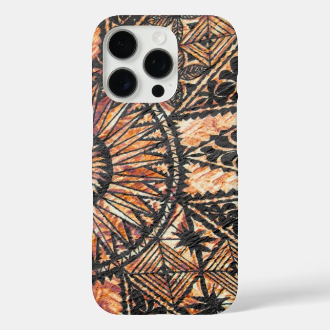 Kapa Primitive Hawaiian Tattoo Tapa 2 Case-Mate iPhone Case (Back)