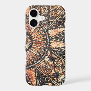 Kapa Primitive Hawaiian Tattoo Tapa Half Circle