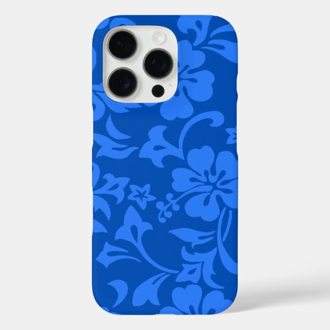 Kapalua Pareau Hawaiian Hibiscus Royal Case-Mate iPhone Case (Back)