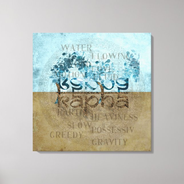 KAPHA DOSHA - Wrapped Canvas (Front)