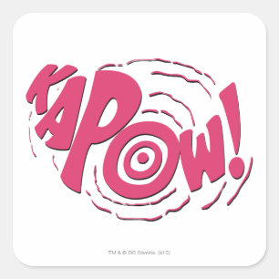 KAPOW! SQUARE STICKER