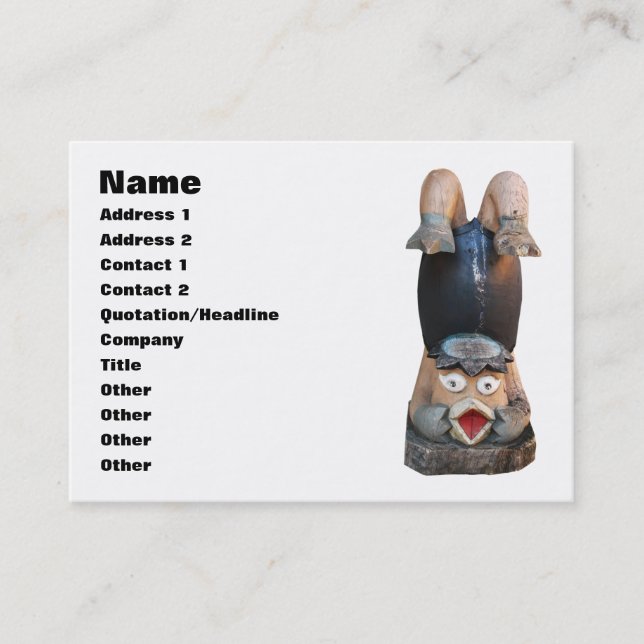 Kappa 河童 Handstand Business Card (Front)