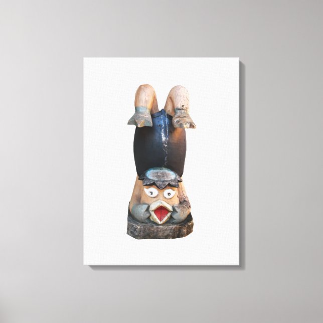 Kappa 河童 Handstand Canvas Print (Front)