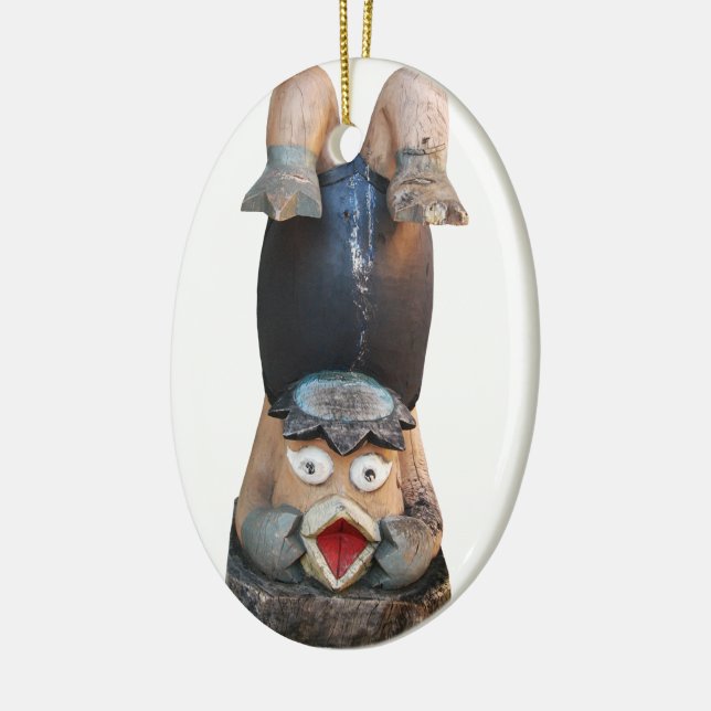 Kappa 河童 Handstand Ceramic Tree Decoration (Left)