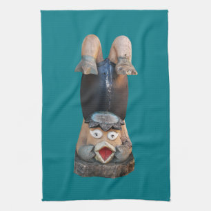 Kappa 河童 Handstand Tea Towel
