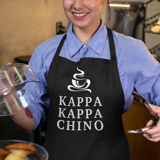 Kappa Kappa Chino Coffee Shop Life Apron (Creator Uploaded)
