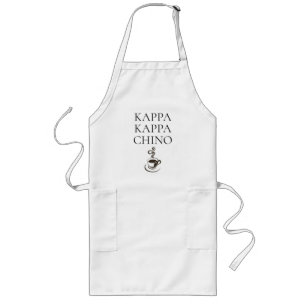 Kappa Kappa Chino Funny Coffee Lover Long Apron