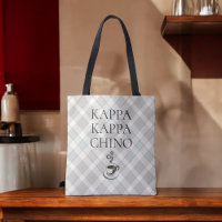 Kappa Kappa Chino Funny Coffee Lover Plaid
