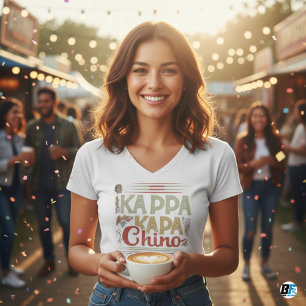 Kappa Kappa Chino Funny Coffee Lover T-Shirt