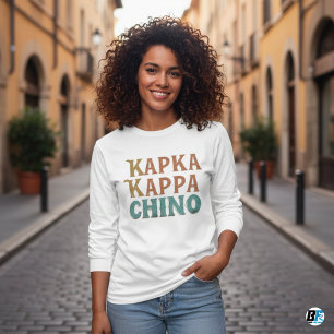 Kappa Kappa Chino Funny Coffee Lover T-Shirt