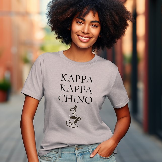 Kappa Kappa Chino Funny Coffee Lover T-Shirt (Creator Uploaded)