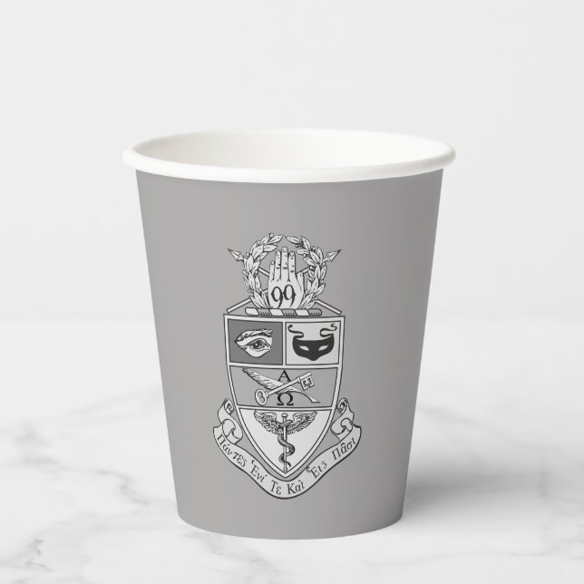 Kappa Psi Crest Paper Cups (Front)