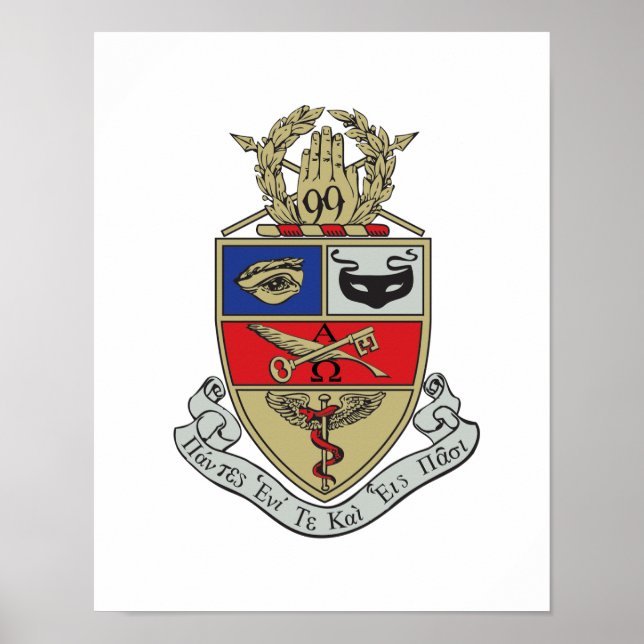 Kappa Psi Crest Poster (Front)