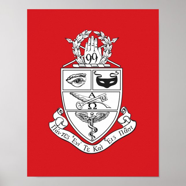 Kappa Psi Crest Poster (Front)