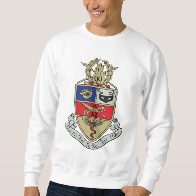 Kappa Psi Crest Sweatshirt (Front)