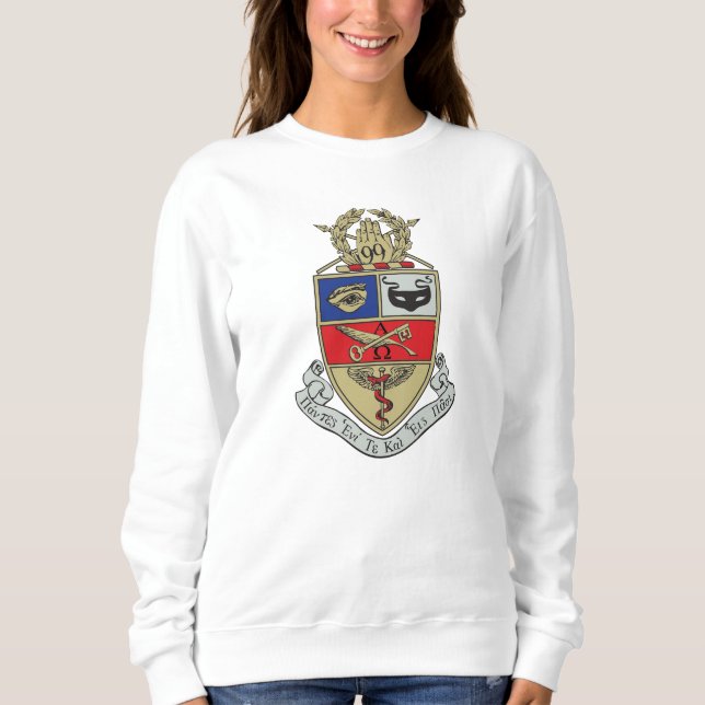 Kappa Psi Crest Sweatshirt (Front)