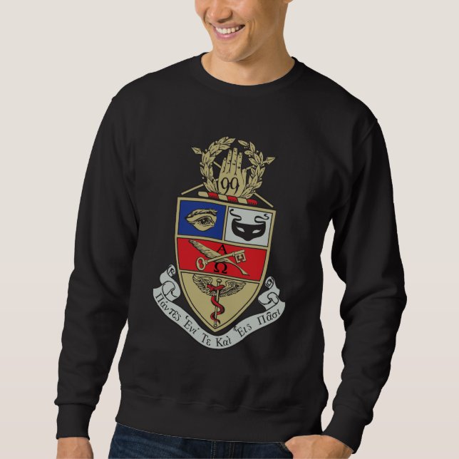 Kappa Psi Crest Sweatshirt (Front)